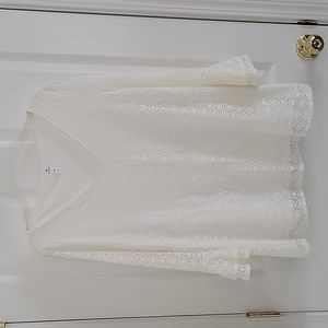 Dressbarn Women's Off-White Lace Top!!!